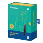 Satisfyer - Ultra Power Bullet 5 Black - mini wibrator o dużej mocy. Silikon medyczny. Mega Sale!