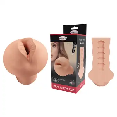 Malesation - Masturbator Real Blow Job - masturbator w kształcie ust. Realistyczny i nowoczesny 