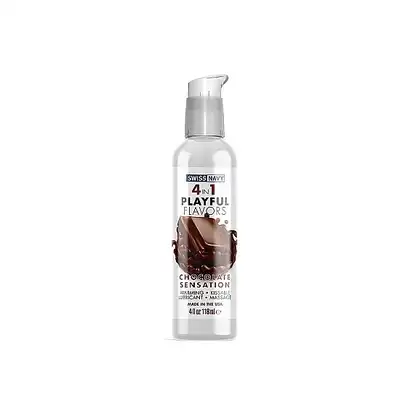 Swiss Navy - 4in1 Chocolate Sensation 118 ml. Lubrykant o intensywnym smaku czekolady. Polecamy.