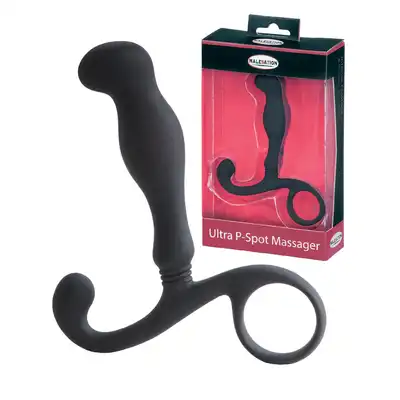 Malestation - Ultra P-Spot Massager. Anatomicznie wyprofilowany masażer prostaty ze stymulacją krocza