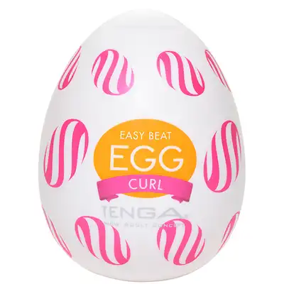 Tenga - Egg Wonder Curl - nowoczesny masturbator męski. Bestsellerowa, kompaktowa forma! 