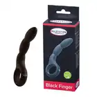 Malestation - Black Finger. Dildo o ergonomicznym kształcie z wygodnym uchwytem 