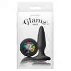 Glams - Mini Rainbow - przepiękny korek analny z diamentem w kolorze tęczy