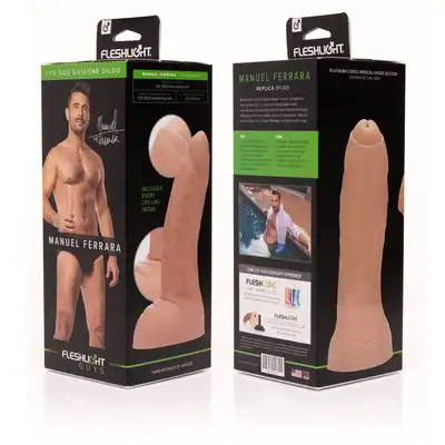  Fleshjack Boys - Manuel Ferrara. Realistyczne dildo 19,7 cm długości. Odlew Manuela Ferrara 