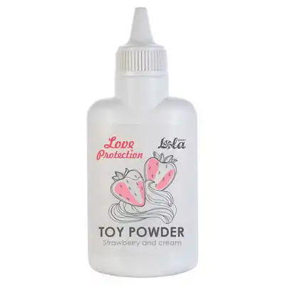 Toy Powder Love Protection - Strawberry and Cream 30g