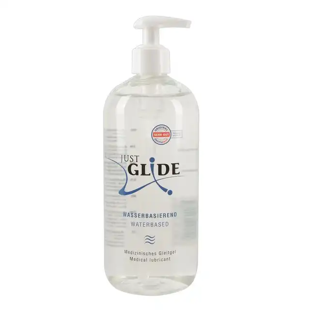 Just Glide - water 500 ml - lubrykant na bazie wody, idealny poślizg w czasie zabaw