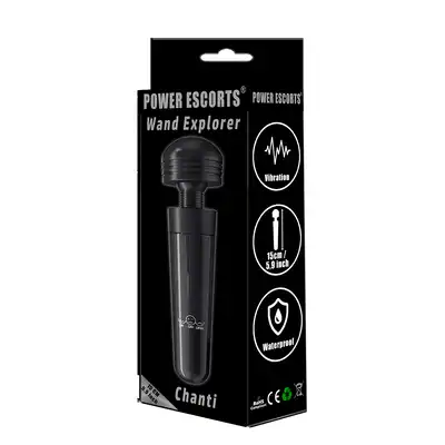 Wnd Explorer -Chanti-Vibrator 15cm-Black