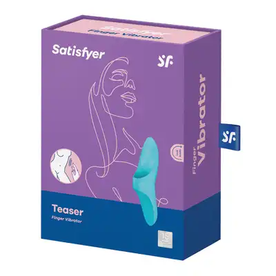 Satisfyer - Teaser Light Blue - wszechstronny stymulator łechtaczki, sutków oraz krocza. Silikon medyczny