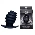 Master Series - Hive Ass Tunnel ok 7 cm . Gładki silikonowy tunel analny ze stymulującymi żebrowaniami 