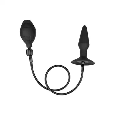 Calexotics - Medium Inflatable Plug. Gładki silikonowy plug analny z wygodną pompką 