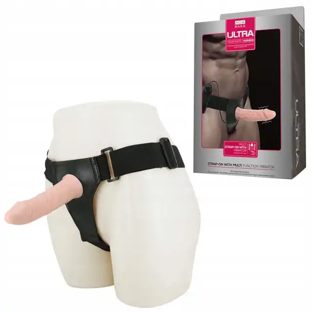 Pretty Love - Ultra Harness. Proteza penisa dla mężczyzn z elastycznego materiału z wygodną uprzężą 