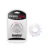 LoveToy - Power Plus Flexible Cock Ring - silikonowy ring na penisa, przezroczysty, dłuższa erekcja, niesamowita przyjemność 