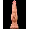 LoveToy - Dildo With Veins 24 cm - unikatowe dildo z żyłkami, 24 centymetry przyjemności