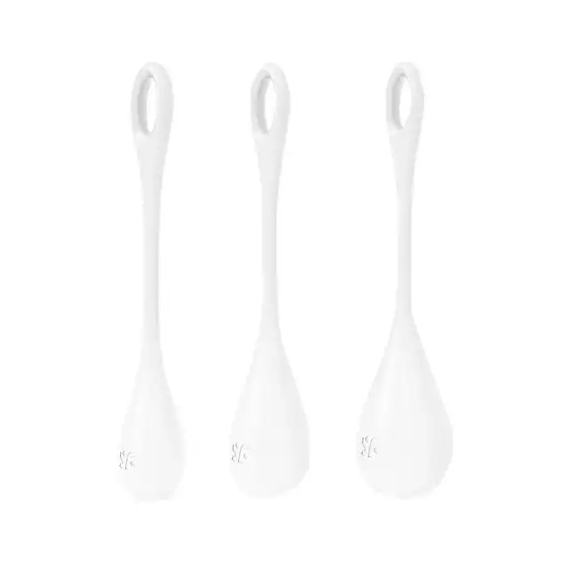 Satisfyer - Yoni Power 1 Kegel Balls - kulki Gejszy, trzy rozmiary. Idealne do ćwiczeń