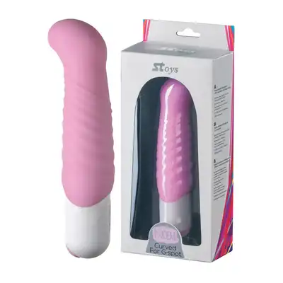 Stoys - Noemi Silicone Vibrator. Różowy silikonowy wibrator do punktu G. 12 trybów 