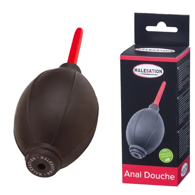 Malesation - Anal Douche. Mała, poręczna gruszka analna. Dzięki jej małym rozmiarom w poręczny sposób zachowasz higienę swojego odbytu.
