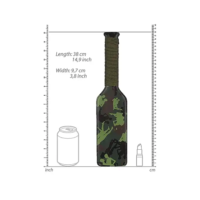 Ouch! -  Paddle Army Green. Packa w moro z motywem pozycji seksualnych. Premium design. Ostatnia sztuka!