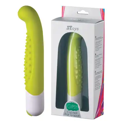 Stoys - Gypsy Silicone Vibrator. 12 trybów. Wibrator do punktu G z wypustkami stymulującymi 