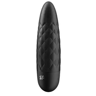 Satisfyer - Ultra Power Bullet 5 Black - mini wibrator o dużej mocy. Silikon medyczny. Mega Sale!