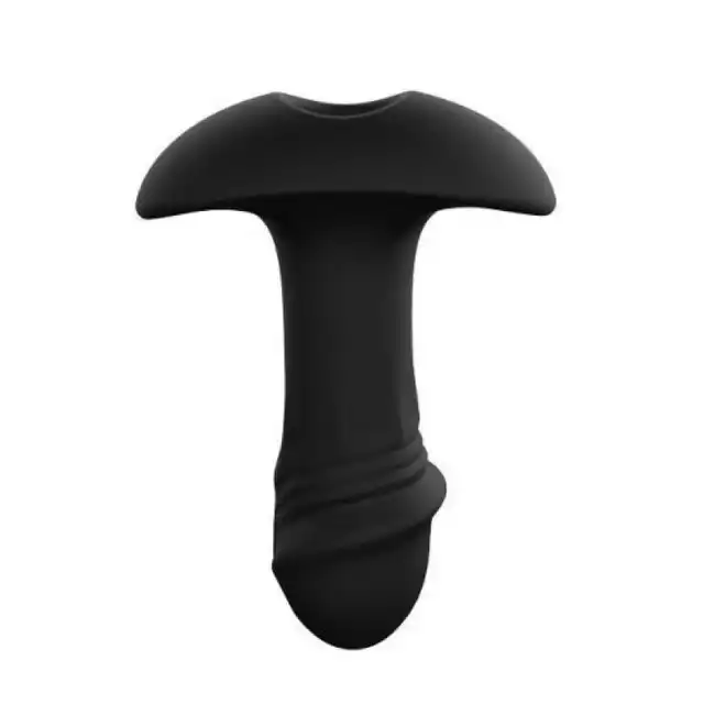 Elys - Anal Bow Real. Czarny stymulator prostaty. Mocne wibracje. Gładki silikon 
