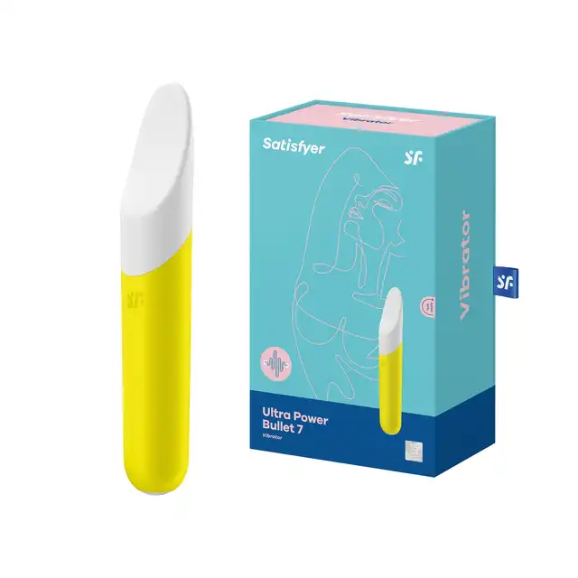 Satisfyer - Ultra Power Bullet 7 Yellow - mocny wibrator w mini wersji. Satysfakcja gwarantowana