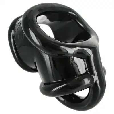 Master Series - Annex Erection Enhancer T-Style. Funkcjonalny ring erekcyjny z separatorem jąder