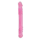Toyz4Lovers - Twofold Pink. Dwustronne różowe elastyczne dildo 25,4 cm