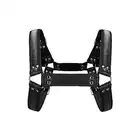 Ouch! - Buckle Bulldog Harness - Męska uprząż. L/XL - Czarna. Fetish Brand of the Year