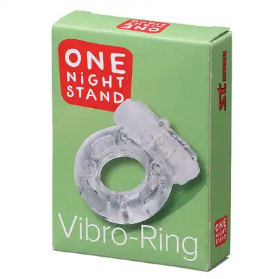 One Night stand - Vibro ring with clit tickler. 1 powerful vibration. Ring ze stymulatorem łechtaczki.