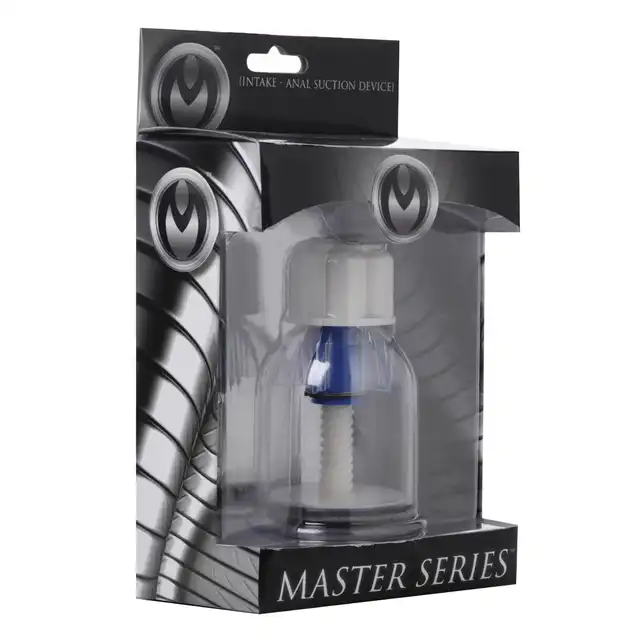 Master Series - Intake Anal Suction Device. Ekstremalna przyssawka analna z pokrętłem generującym podciśnienie 