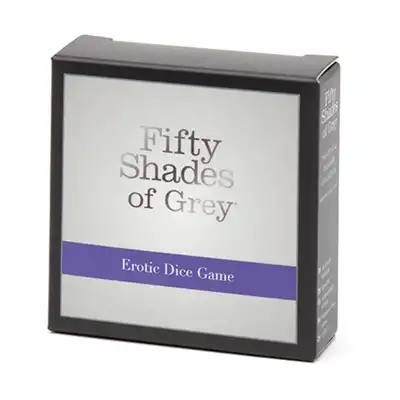 Fifty Shades of Grey - Erotic Dice Game. Elegancko prezentujące się kostki do gry erotycznej dla dwojga.