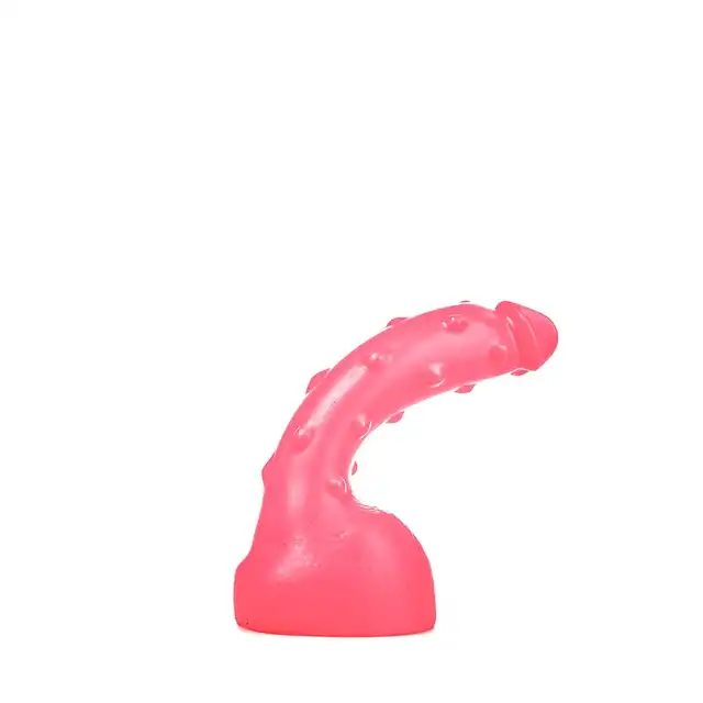Bubble Toys - Pimpy Pink Large. Cudownie bąbelkowe różowe dildo o truskawkowym aromacie 23 cm. Mega Sale!