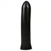 All Black - Dildo AB07 22,5 cm - gładkie, klasyczne czarne dildo. 22,5 cm przyjemności