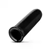 All Black - Dildo AB08. Gładkie 19 cm dildo wykonane z PVC o średnicy 4,5 cm