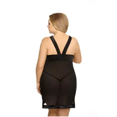 Samara black chemise L+ ( czarna halka )