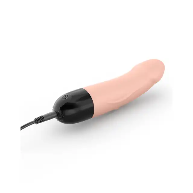 Dorcel - Real Vibraction S 2.0 Flesh. Klasyczny  wysokiej jakości silikonowy wibrator ładowany na USB 