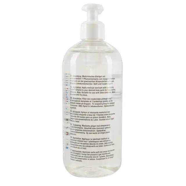 Just Glide - Anal 500ml. Analny lubrykant medyczny na bazie wody. Zapewnia dodatkowe nawilżenie.