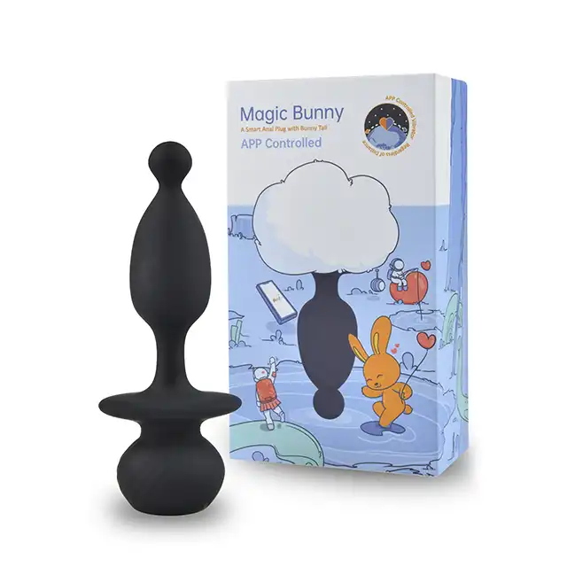 Magic Motion - Bunny App Tail USB. Innowacyjny korek analny na aplikację w formie króliczego ogonka! 
