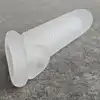 Brutus - Almighty Cock Sheath. Przyjemnie prążkowana nakładka na penisa 18 cm długości 
