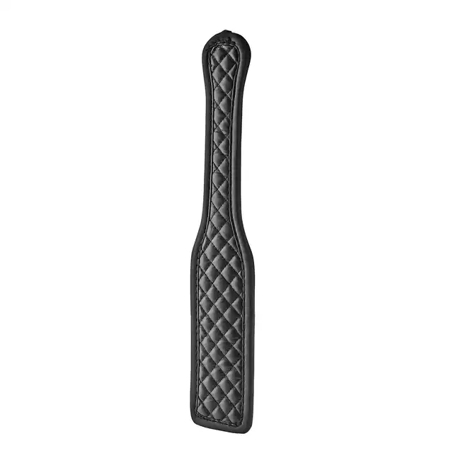 Dream Toys - Blaze Paddle Diamond Black - czarna packa, idealna do sesji BDSM