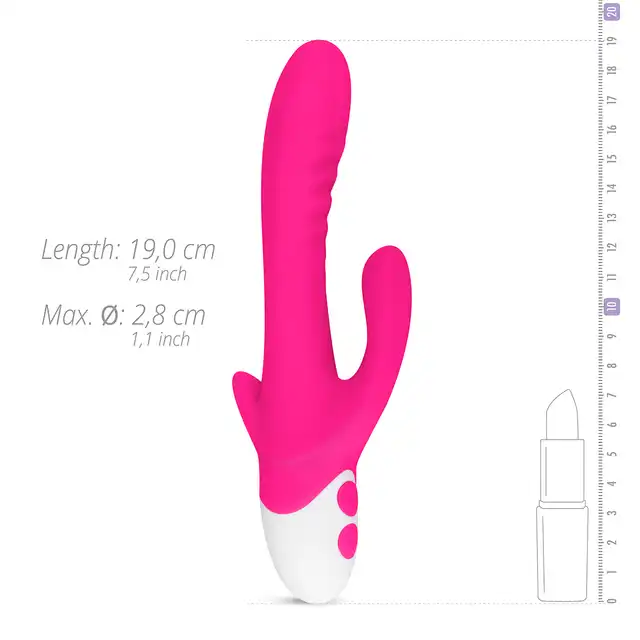 Easytoys - Wibrator Stellar Vibe Rabbit - Wibrator Króliczek- Różowy