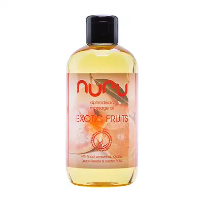 Nuru - Massage Oil Exotic Fruits 250 ml. Olejek do masażu nuru z egzotycznych owoców o elektryzująco świeży, zapachu