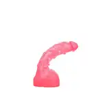 Bubble Toys - Pimpy Pink Large. Cudownie bąbelkowe różowe dildo o truskawkowym aromacie 23 cm. Mega Sale!
