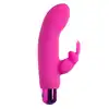 PowerBullet - Alice`s Bunny USB. Wibrator 2w1 o silnych wibracjach prosto z Krainy Czarów 