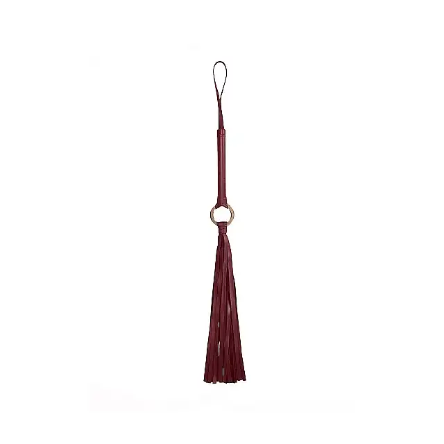 Ouch Halo - Flogger - Burgundy - elegancki pejcz. Luksusowa sesja BDSM