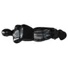 O-Products - Body Bag Full Cover Straitjacket L. Czarny kaftan na ciało BDSM z otworami do oddychania  i pasami do krępowania 