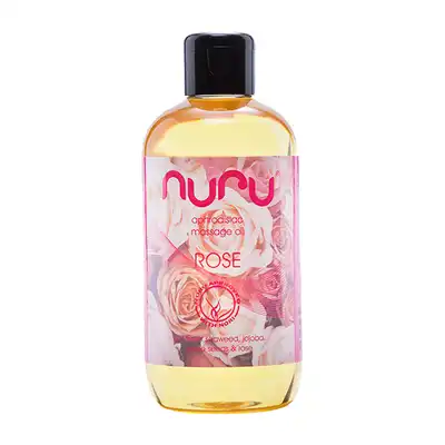 Nuru - Massage Oil Rose 250 ml. Zmysłowy różany olejek do masażu nuru 
