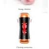 Boss Series - Vibrating Masturbation Anus &amp; Vagina. Dwustronny masturbator z funkcją wibracji, pulsacji i eskalacji. Niesamowite efekty dźwiękowe i interaktywna funkcja