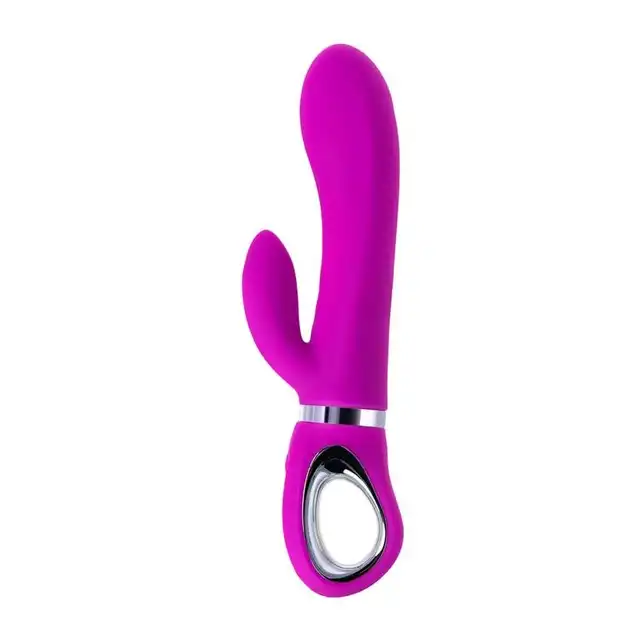 Joy Of Sex - Joly. Mega silikonowy wibrator ze stymulatorem łechtaczki, 10 trybów 