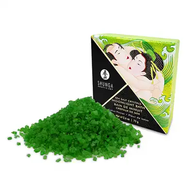 Shunga - Lotus Flower Bath Salt 75g. Cudownie pachnąca sól do kąpieli na bazie kwiatu lotosu 